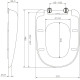 Сидіння для унітазу AM.PM Sensation Soft Close (C307851WH)