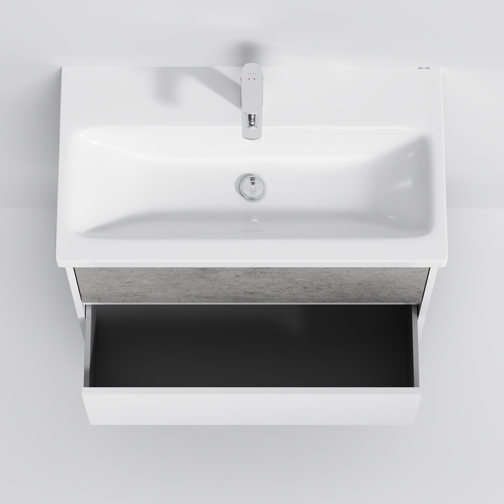 Тумба підвісна AM.PM GEM S 75 см з умивальником M91-FHX0752-WC0752BF38