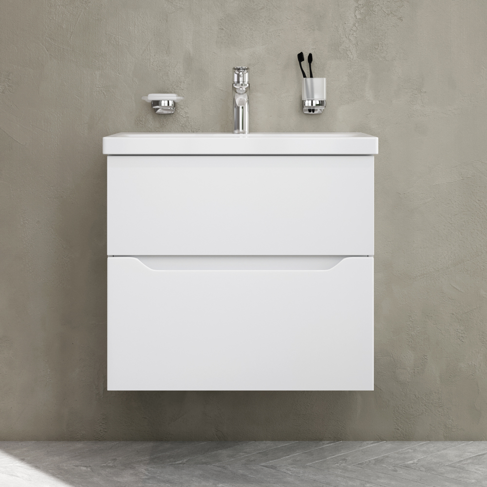 Тумба с раковиной AM.PM GEM S подвесная 60 см M91-FHX0602-WC0602WG38
