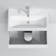 Тумба с раковиной AM.PM GEM S подвесная 75 см M91-FHX0752-WC0752WG38
