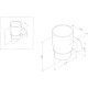 Стакан для ванной AM.PM Like (A8034300)