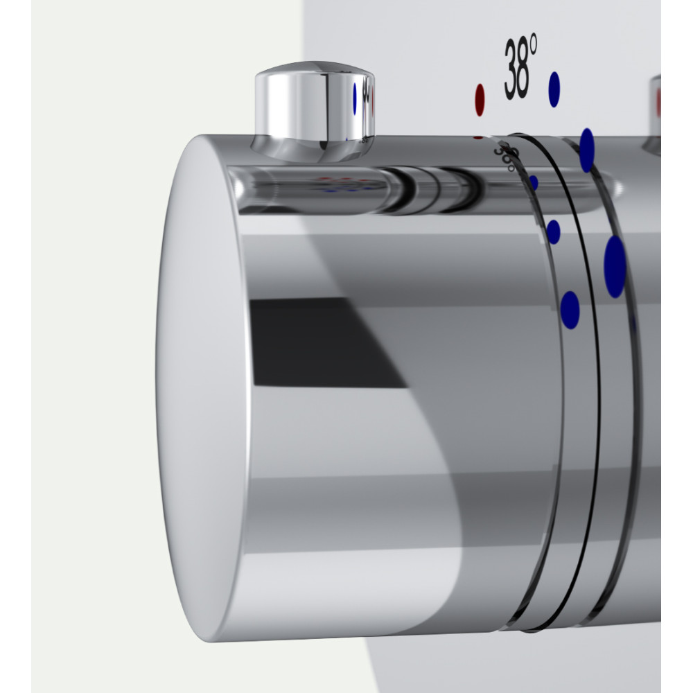 Смеситель для ванны и душа AM.PM Inspire V2.0 с термостатом F50A75700