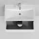 Тумба подвесная AM.PM X-Joy 80 см белый глянец с умывальником (M85-FHX0802-WC0802WG38)