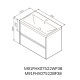 Тумба підвісна AM.PM GEM S 75 см з умивальником M91-FHX0752-WC0752BF38