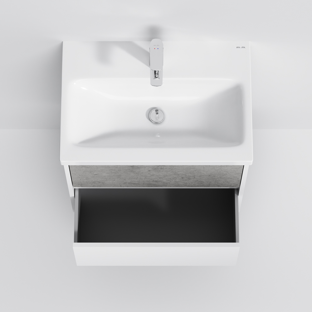 Тумба підвісна AM.P GEM S 60 см з умивальником (M91-FHX0602-WC0602BF38)