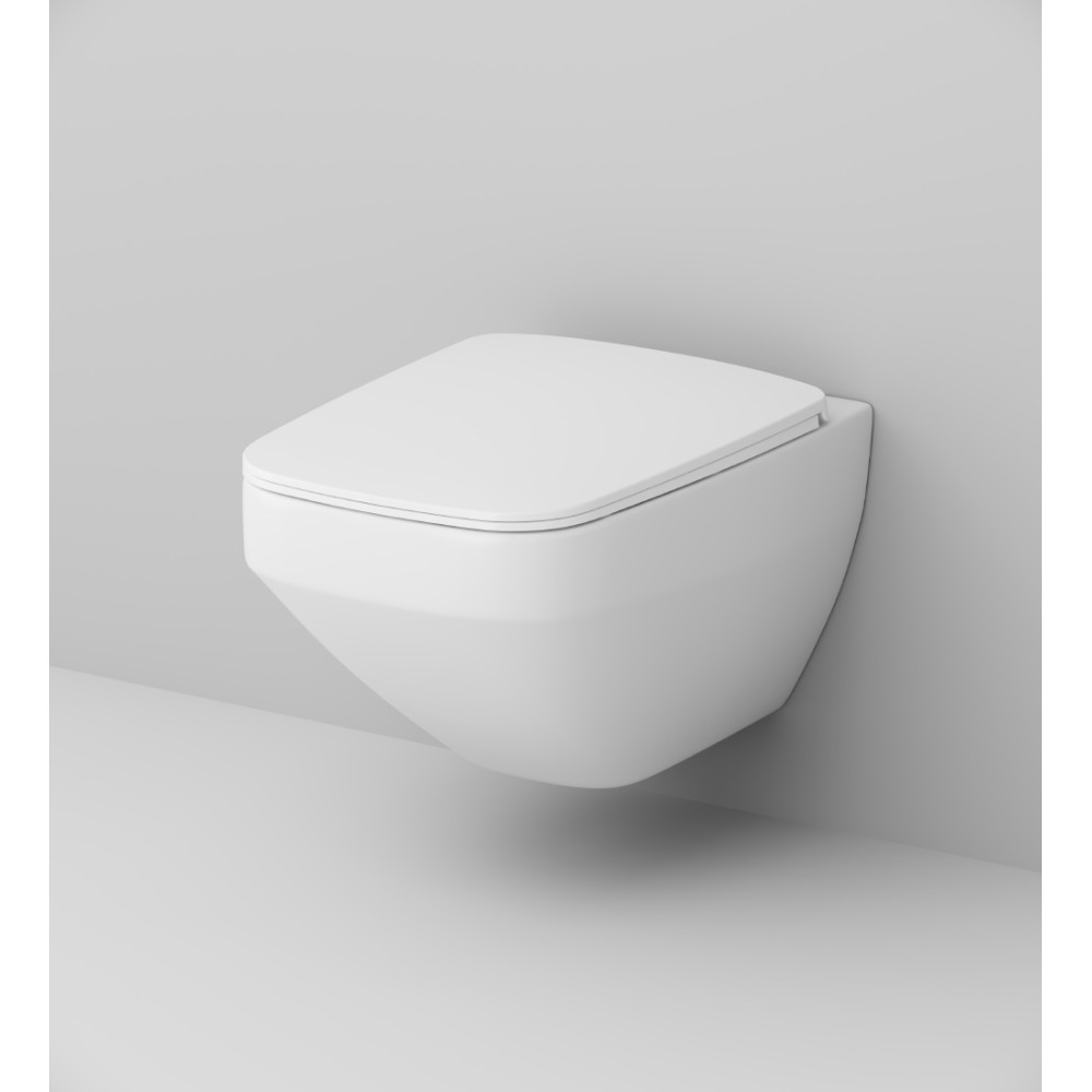 Унітаз підвісний AM.PM Inspire V2.0 безободковий FlashClean з сидінням Slim Soft Close (C50A1700SC)