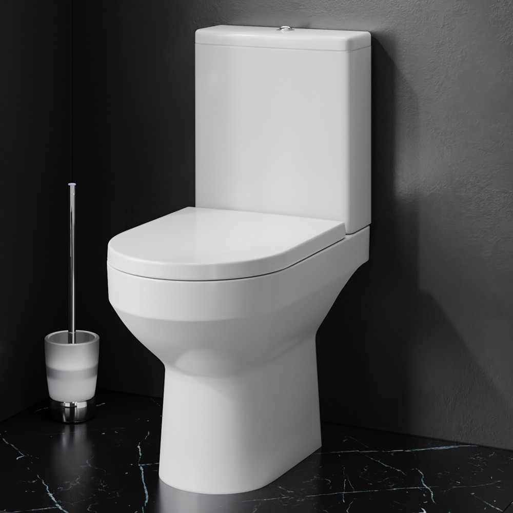 Унітаз-компакт AM.PM SPIRIT FlashClean із сидінням Soft Close (C708600SC)