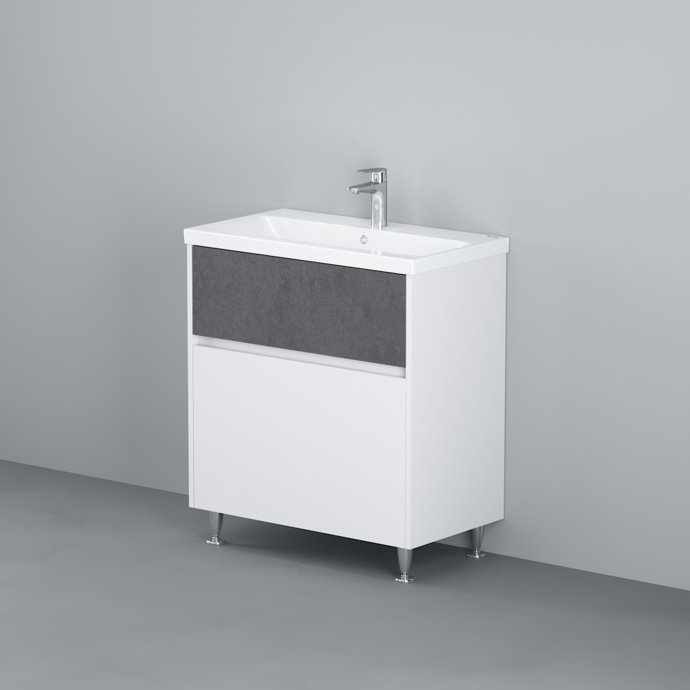 Тумба підлогова AM.PM GEM S 75 см з умивальником M91-FSX0752-WC0752BF38
