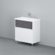 Тумба підлогова AM.PM GEM S 75 см з умивальником M91-FSX0752-WC0752BF38