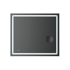 Зеркало AM.PM Gem с LED-подсветкой, часами и линзой M91AMOX0803WG38