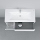 Тумба підлогова AM.PM X - Joy 100 см лівобічна з умывальником (M85-FSL10026-WC10026WG38)