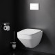 Унітаз підвісний AM.PM Inspire V2.0 безободковий FlashClean з сидінням Slim Soft Close (C50A1700SC)