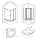 Душова кабіна AM.PM Gem Deep 1/4 Round W90UG-401A9090-BT