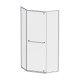 Душевая кабина AM.PM Gem 5-corner Pivot W90UG-405-9090-MT