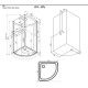 Душова кабіна AM.PM Joy Round W95G-301-100CM
