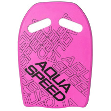 Доска для плавания Aqua Speed WAVE KICKBOARD 3980 розовый Уни 43x28x3,6cm 5908217639806