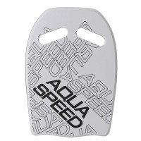 Доска для плавания Aqua Speed WAVE KICKBOARD 3981 серый Уни 43x28x3,6cм 5908217639813