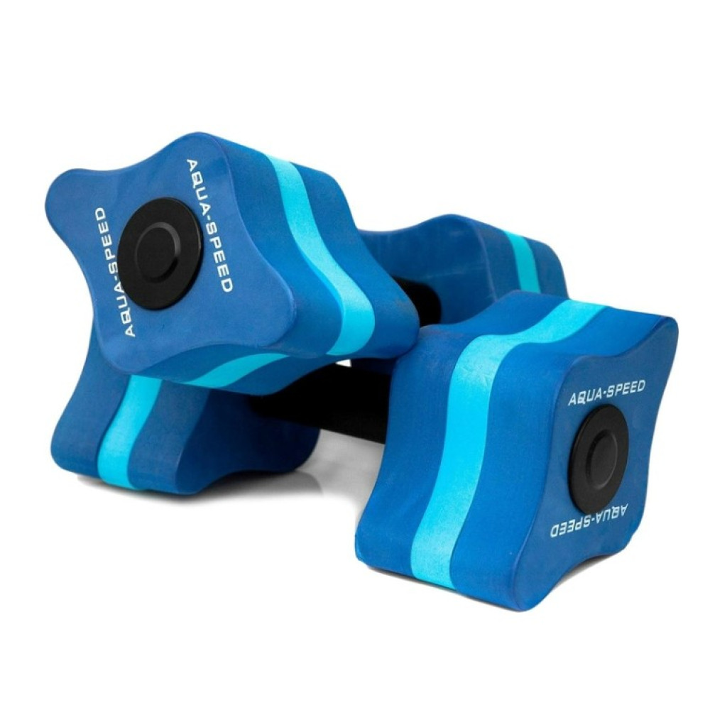 Гантелі для аквафітнесу Aqua Speed ​​AQUAFITNESS Dumbells 5647 синій Уні 11x15x8см 5908217656476