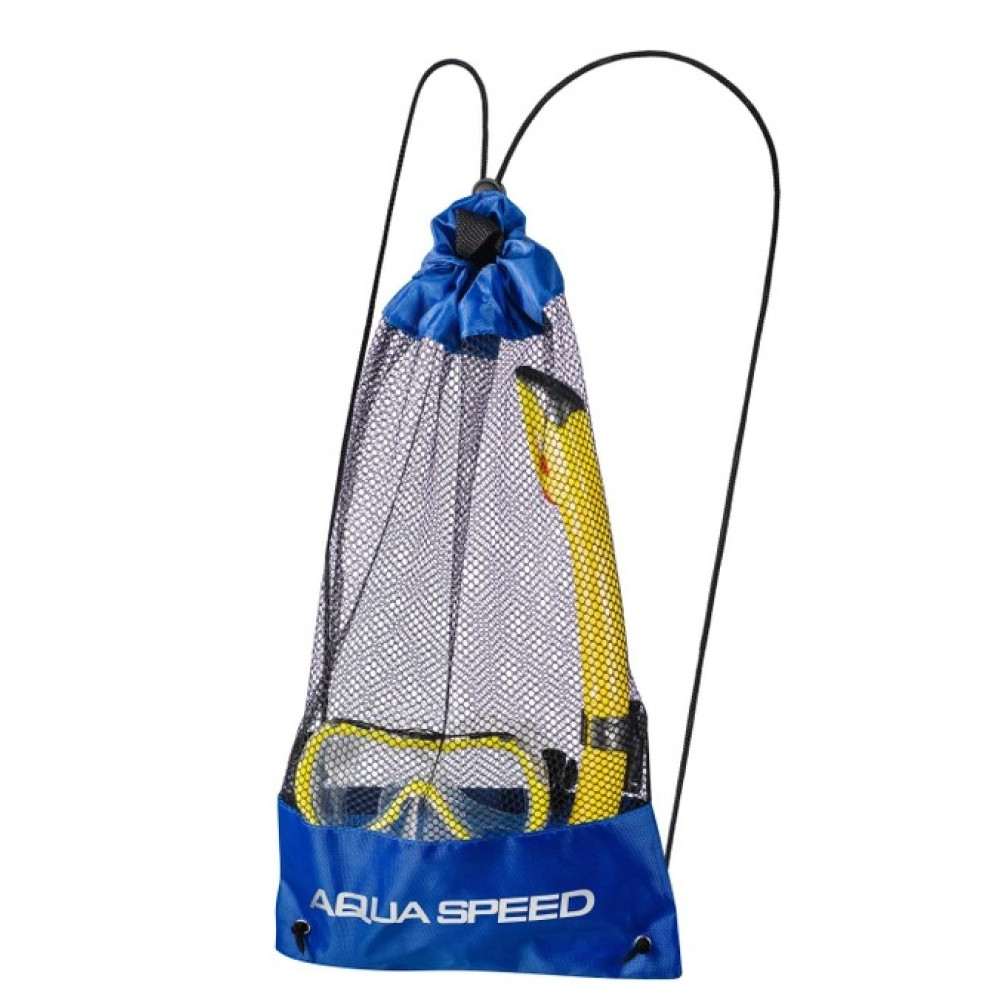 Набір маска і трубка Aqua Speed ​​ENZO + EVO 6071 жовтий OSFM 5908217660718
