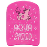 Дошка для плавання Aqua Speed ​​KIDDIE KICKBOARD Unicorn 6896 рожевий Діт 31x23x2,4cм 5908217668967