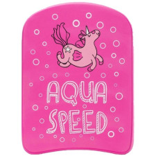 Доска для плавания Aqua Speed KIDDIE KICKBOARD Unicorn 6896 розовый Дет 31x23x2,4cм 5908217668967