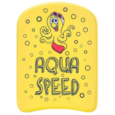 Доска для плавания Aqua Speed KIDDIE KICKBOARD Octopus 6897 желтый Дет 31x23x2,4cм 5908217668974