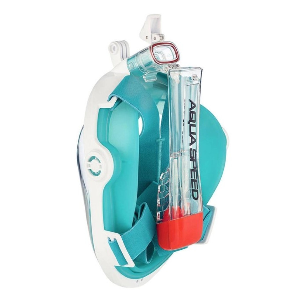 Повнолицьова маска Aqua Speed ​​SPECTRA 2.0 7078 блакитний, білий L/XL 5908217670786