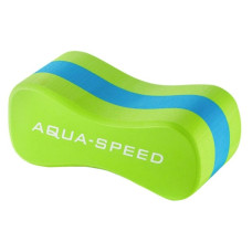 Колобашка для плавания Aqua Speed JUNIOR 3 LAYESR PULLBUOY 7308 зеленый, голубой Уни 20x8х10см 5908217673084