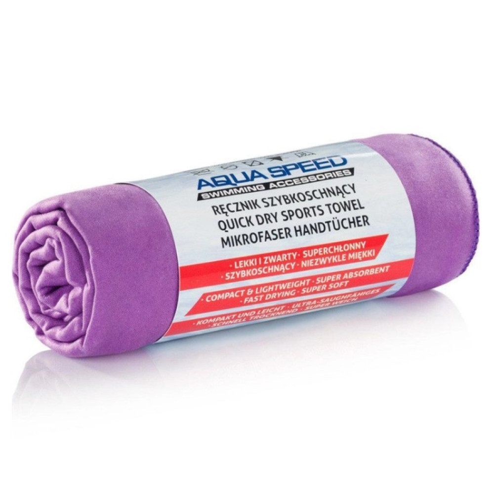 Рушник Aqua Speed ​​DRY FLAT 7335 фіолетовий Уні 70x140см 5908217673350