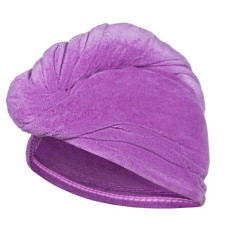 Полотенце для волос Aqua Speed HEAD TOWEL 7340 фиолетовое 25х65см 5908217673404