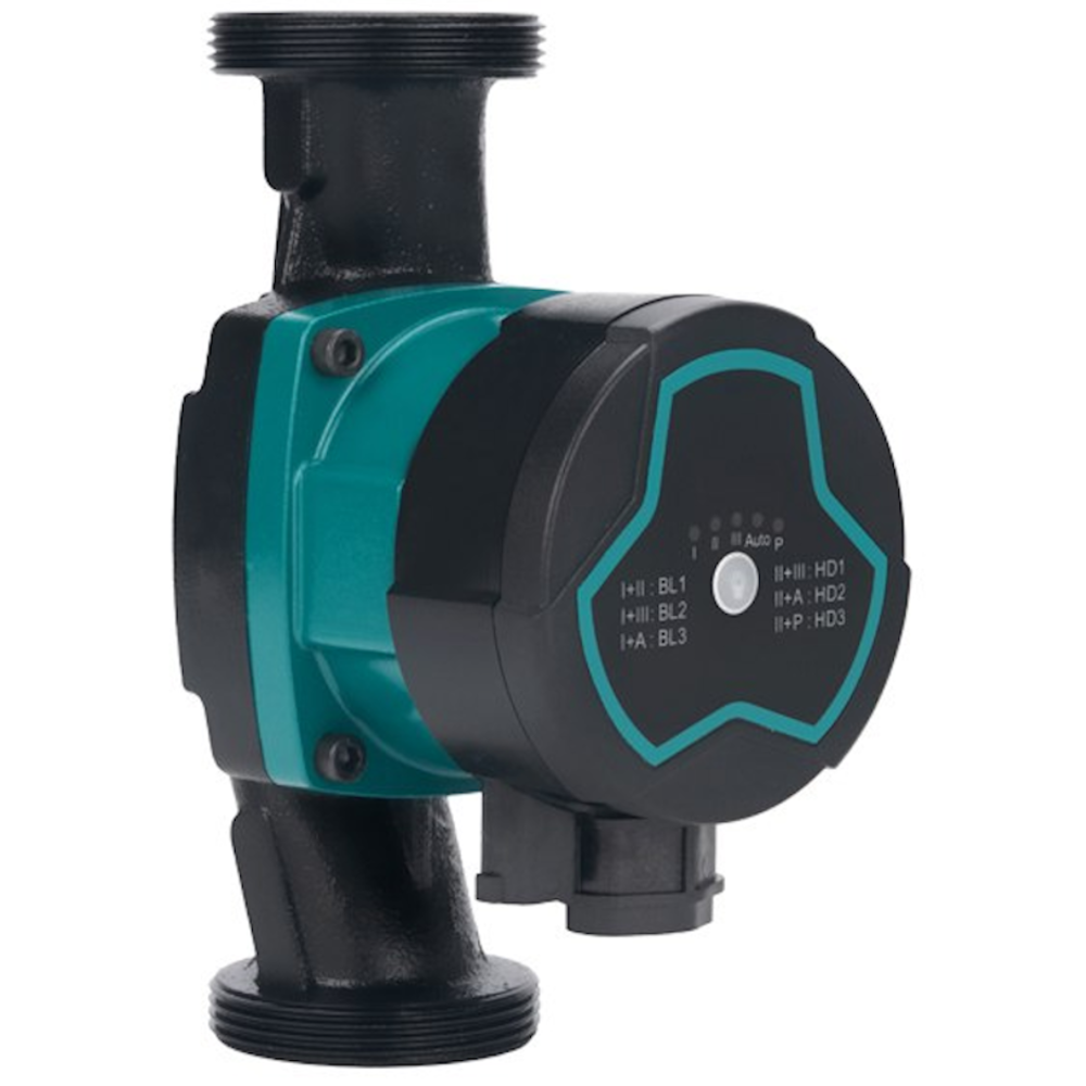 Циркуляційний насос Aquatica GPA32-8/180 III 5-90Вт енергозберігаючий, Hmax 8м Qmax 73л/хв Ø2" 180мм + гайки (774064)