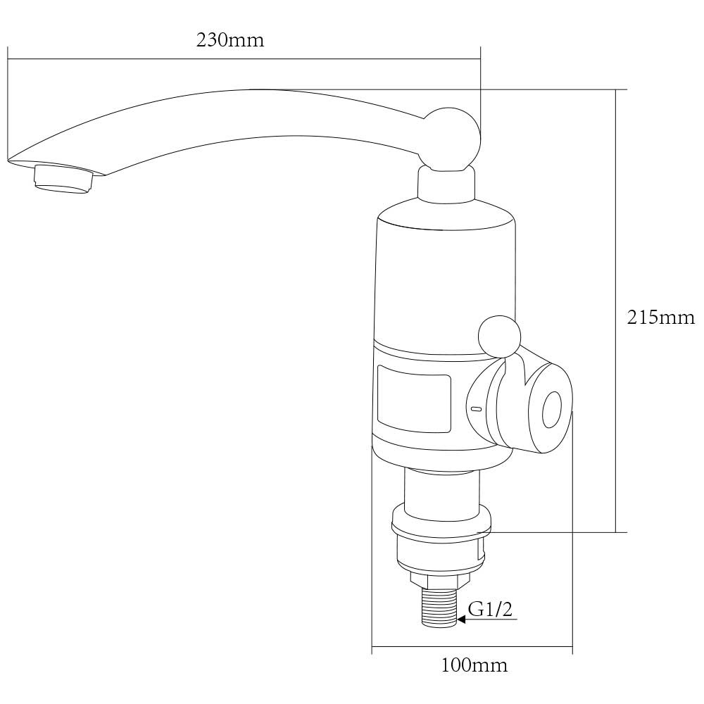 Кран-водонагреватель проточный Aquatica NZ-6B242W 3.0 кВт (9797102)