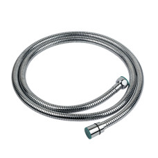 Шланг для ручного душа Aquatica 1/2" SS растяжной хромированный с подшипником 150-210 см (9792020)