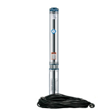 Насос центробежный скважинный Aquatica 1.1кВт H 143(107)м Q 45(30)л/мин Ø80мм 60м кабеля mid 778405