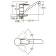 Змішувач для кухні Aquatica MJ-1B235C 9744110