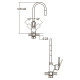 Смеситель для кухни Aquatica ML-4B544C 9746130