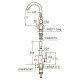 Змішувач для раковини Aquatica KT-1A270P 9722011