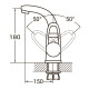 Змішувач для раковини Aquatica HL-1A230C 9734000