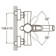 Смеситель для ванны AQUATICA HK-2C130C 9732210