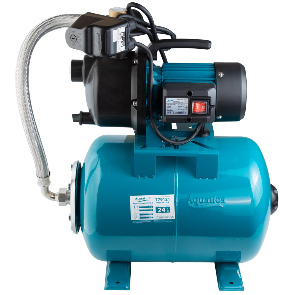 Насосна станція AquaticaLeo EKJ-602PA5/UA 0.6кВт Hmax 35м Qmax 50л/хв 775306/24
