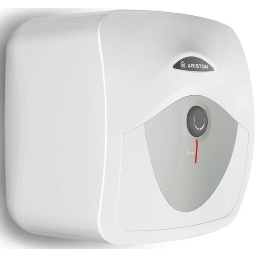 Водонагрівач Ariston ANDRIS RS 10/3 1200 Вт "мокрий" ТЕН, 10 л, квадратний, вертикальний, над мийкою, білий (3100631)