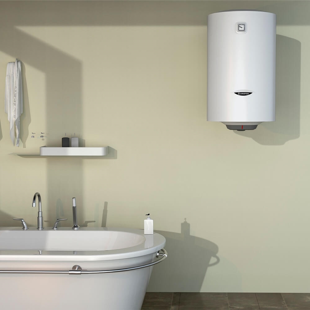 Водонагреватель Ariston PRO1 R 100 V 1.5 К PL DRY 100 л, 1500 Вт, "сухой" ТЭН, вертикальный, цилиндрический, белый (3201452)