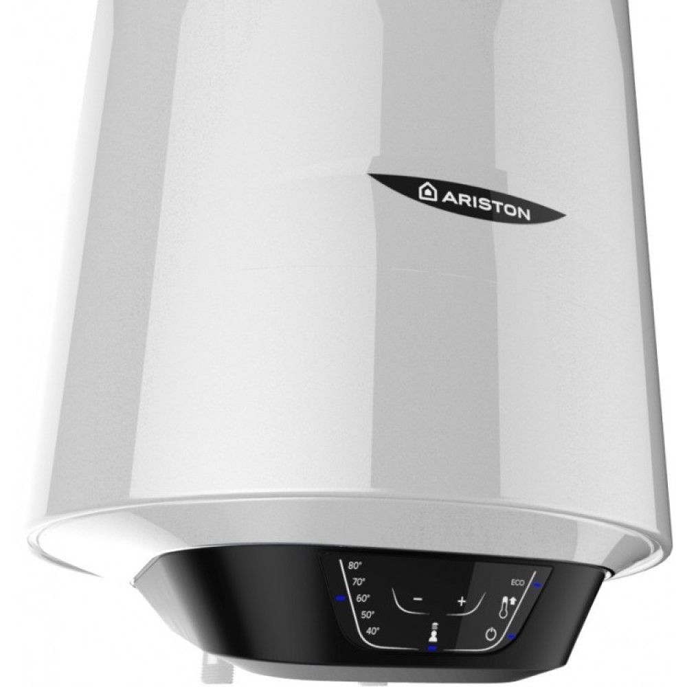 Водонагрівач Ariston PRO1 ECO 65 V SLIM 1.8K PL EU 65 л, 1.8 кВт, "мокрий" ТЕН, вертикальний, циліндричний, білий (3626461)