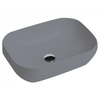Умивальник Axa Decus прямокутний matt grey 8520009