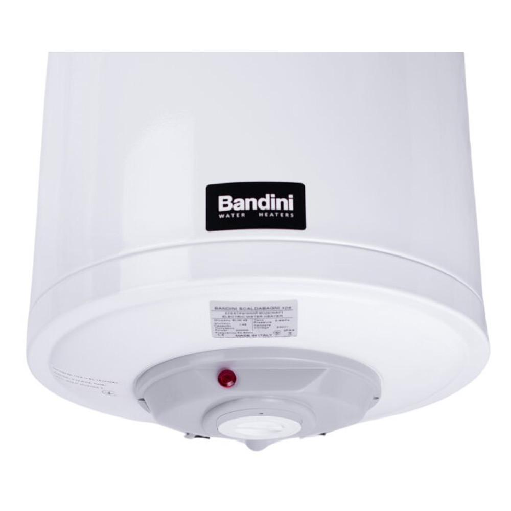 Водонагрівач Bandini Water Heaters SE 80, 80 л, 2 кВт, "мокрий" ТЕН, вертикальний, циліндричний, білий (000004553)