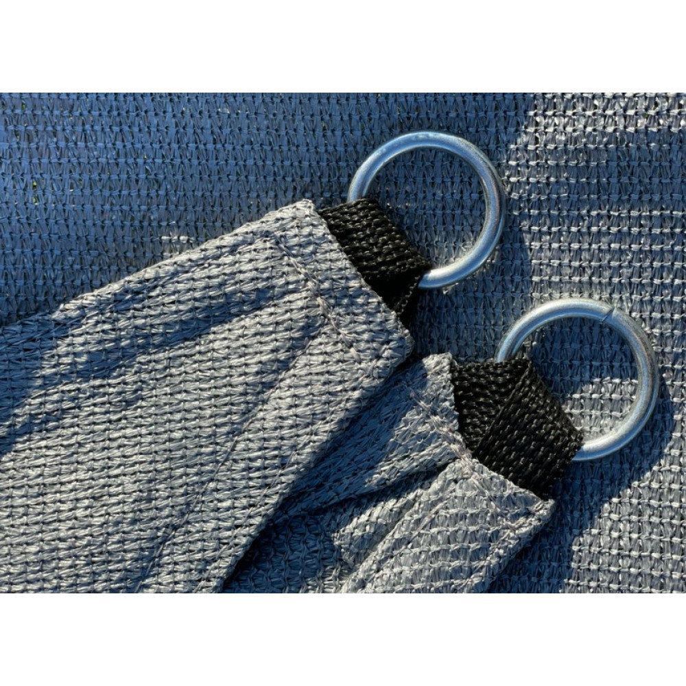 Тент-парус сонцезахисний Biotol ShadeRoof 3мх4м сірий 95% 140 г/м² HDPE