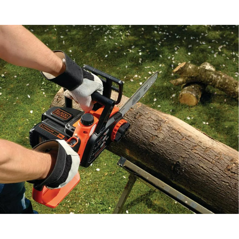 Аккумуляторная цепная пила Black&Decker с АКБ и ЗУ GKC3630L25