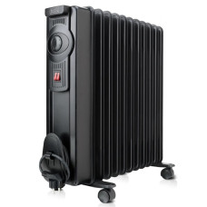 Масляный обогреватель BLACK+DECKER 2,3 кВт, площадь обогрева 23 кв.м., напольный, черный (BXRA2300E)