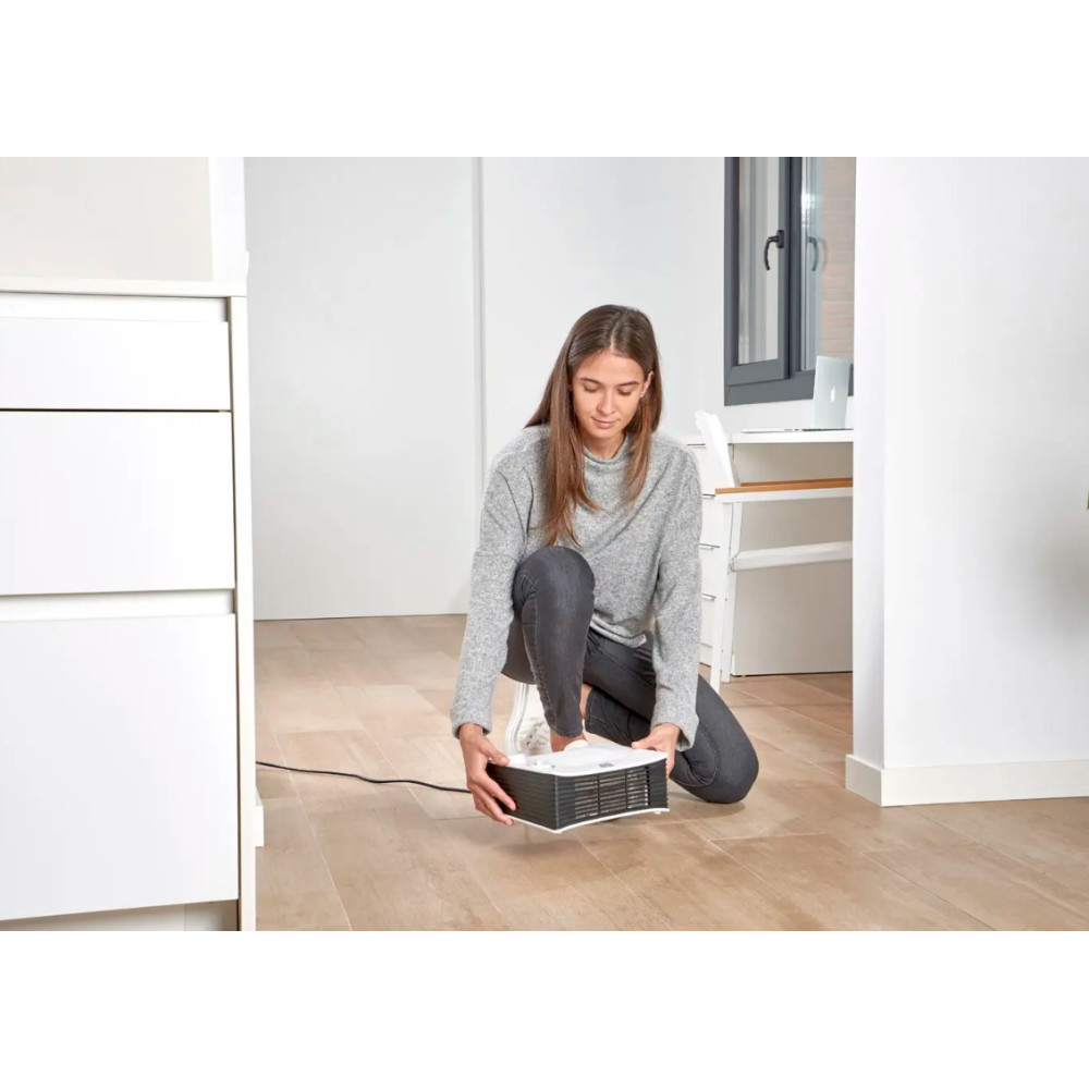 Тепловентилятор BLACK+DECKER 2,0 кВт, площа обігріва 20 кв.м., підлоговий, білий (BXSH2001E)