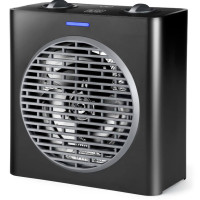 Тепловентилятор BLACK+DECKER 2,0 кВт, площа обігріву 15 кв.м., настільний, чорний (BXSH2003E)
